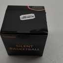 Silent Basketball Size 7 (29.5")  Grooved Airless Indoor Basketball for Quiet Dribbling and Indoor Training, Pro PU Foam Ball  Real Feel Higher Bounce Quieter (Orange)