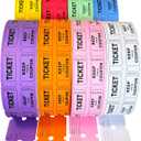 Yuanhe Raffle Tickets Double Roll - 16000 Total 50/50 Raffle Tickets for Events, Entry, Class Reward, Fundraiser, Carnivals, Door Prizes