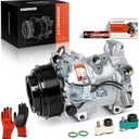 A-Premium Air Conditioner AC Compressor with Clutch Compatible with Toyota Avalon 3.5L 2007-2012, Camry 3.5L 2007-2011, Sedan