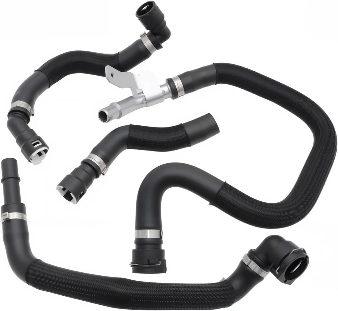 HVAC Heater Supply Return Hose Kit Compatible with Cherokee 2014-2018 Chrysler 200 2015-2017, Replace For 68199254AB 68199254AA 68104972AA 52014624AA 68192082AA 52014627AB