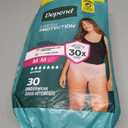 Depend Fresh Protection Adult Diapers, Incontinence Underwear for Women, Disposable, Maximum, Medium, Blush, 30 Count