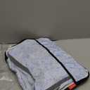 U+U 10 Set Compression Packing Cubes - Ultralight Travel Organizers with Laundry Bag and Cosmetic Bag, Space-Saving Suitcase Organizer for Travel, Business Trip and Family Vacation (Blue Flower)