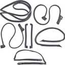 Full Weatherstrip Kit Front Windshield Weatherstrip Compatible with 1990-1996 Corvette C4 Coupe GM 9096GGW