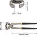 QWORK Nail Puller, 12'' High Leverage Pliers, End Cutting Pliers, Nail Remover, Carpenter Tools