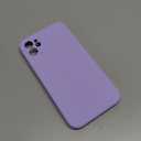 Vooii Compatible with iPhone 11 Case, Upgraded Liquid Silicone with [Flat Edges] [Camera Protection] [Soft Anti-Scratch Microfiber Lining] Phone Case for iPhone 11 6.1 inch - Light Purple