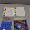 12 Packs Pre Drawn Canvas to Paint, Space Party Favors Pre Printed Canvas, Pre Stretched Canvas Outline Painting Boards for Beginners, Party Favor (5" X 7")