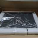 20 x 14 inches High-End Light Luxury Leather Rectangle Oversized Service Tray for Ottoman Tray, Coffee, Food, Family Dinner, Picnic, Party Essentials (Black, 20 x 14 inch)