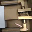 Asidrama 1 Pack Champagne Bronze Passage Door Handles, Door Lever with Door Knobs Indoor for Bedroom or Bathroom, Heavy Duty Door Handles Interior with Locks for Left Right Sided Doors