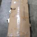 YITAHOME 47" Coffee Bar with Goblet Holder & Power Outlet, Buffet Cabinets with Storage,Farmhouse Sideboard Cabinets with Sliding Barn Doors for Kitchen, Living Room (White)