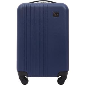 Travelers Club Cosmo Hardside Spinner Luggage, Navy Blue, Carry-On 20-Inch