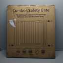 Cumbor 29.7-46" Baby Gate for Stairs, Mom's Choice Awards Winner-Auto Close Dog Gate for The House, Gifts for Mom, Easy Install Pressure Mounted Pet Gates for Doorways, Black