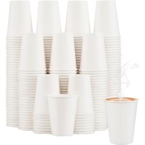 Lamosi 240 Pack Paper Cups 10 oz, 10 oz Disposable Coffee Cups, Hot/Cold Beverage Drinking Cups for Water Juice or Tea, Perfect for Office Party Home Travel