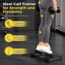 Upgraded Calf Raise Bar for Home Gym Workouts, Standing Calf Raise Machine for Calf Stretching, Squating, Foot Stretching, Anti-Slip Solid Calf Block, Ankle Calf Stretcher.