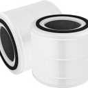 240 Replacement Filter Compatible with PuroAir 240 Air Purifier, 3-in-1 Filtration with Activated Cabon Filter, 2 Count