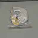 White Wig with Glasses Gray Grey Wig with Bun Wigs Cosplay Wigs for Costume Halloween Party Outfit for Men Anime Cosplay+Hair Cap