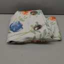 100% Blackout Floral Curtains 63 Inch Length for Bedroom, Watercolor Red Blue Room Darkening Thermal Insulated Grommet Window Curtains, Living Room Flower Patterned Drapes 2 Panels Set