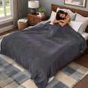 Electric Heated Blanket 62"x84" Twin Size, Soft Coral Fleece with 4 Heating Levels and 10 Hours Auto-Off, Machine Washable, Cozy Plush Fabric for Couch, Bed & Office, Women's Gift, Dark Gray