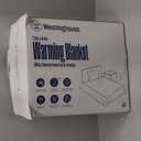 Westinghouse Heated Blanket Full Size, Soft Flannel to Sherpa Electric Blanket with 10 Heating Levels, 12 Hours Auto Off, Fast Heating Warming Blanket, Machine Washable, 72x84 Inch, Light Grey