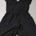 PRETTYGARDEN Jumpsuits for Women 2025 Dressy Casual Off Shoulder Romper Outfits Spring Vacation Travel Summer Lounge Clothes (Medium, Black)
