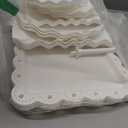 10 PCS Cupcake Stand Holder, Dessert Table Display Set, Treat Table Candy Cake Desert Tiered Tray, 3 Tier Serving Trays for Tea Party, Wedding Baby Shower Bridal Shower Decorations (White)