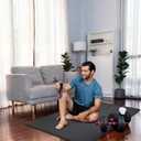 Gogokiwi Large Yoga Mat (6'x4') – 1/4" & 1/2" Thick Exercise Mats for Home Workout, Extra Wide Workout Mats for Home Gym, Yoga, Pilates, Stretching, Floor & More
