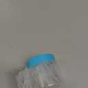 SATINIOR 6 Pack 2 oz Plastic Jars Containers with Lids Wide-mouth Refillable Leakproof Reusable Round Empty Jars for Travel Cosmetic Dry Food Spice Candy Cookie Home Kitchen Organizing(Blue)