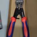 WORKPRO Mini Bolt Cutter 8-inch, Spring Loaded Small Heavy Duty Wire Cable Cutter, Snips Clippers with Soft Anti-Slip Handle