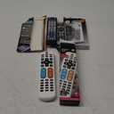 Set of 3: 1) GE Universal Remote Control for Samsung, Vizio, LG, Sony, Sharp, Roku, Apple TV, TCL, Panasonic, Smart TVs, Streaming Players, Blu-ray, DVD, 4-Device, Silver, 33709; 2)UltraPro Backlit OneTouch Universal Remote Control, Replacement TV Remote; 3) GE OneTouch Streaming Replacement Remote Control, Big Button, Backlit, White