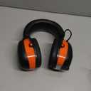 PROHEAR 033 2.0 Upgraded Bluetooth Hearing Protection AM FM Radio Headphones - 31SNR Noise Reduction Ear Muffs with Long-Lasting Stable Rechargeable Battery - 50 Hrs for Mowing Snowblowing - Orange