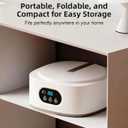 Portable Clothes Dryer, Compact & Foldable Electric Drying Machine for Home, Travel & RV, with Remote Control and Carry Bag