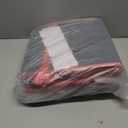 Mrrihand Christmas Ornament Storage Box, Ornament Storage Container with 8 Trays-Xmas Decoration Organizer Keeps 128 Holiday Ornaments 3-Inch, Dual Zipper Closure, 600D Tear-ProofBlack