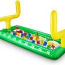 Inflatable Football Field Cooler Football Party Drink Cooler Football Party Decor Inflatable Ice Serving Bar for Game Sports Party Supplies Decorations Drink Beer Food, 53 x 28 in