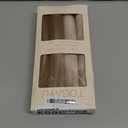 Heatless Curls Overnight Set - 4PCS Jumbo Velvet Hair Rollers to Sleep In, Soft Flexi Rods for No Damage Curls and Wave (Brownish red)