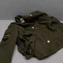 fun shack WW2 Army Girl Costume for Kids, Army Girls Halloween Outfit, Military Dress Up for Girls Size M