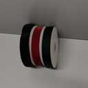 Velvet Ribbon Set, 1  30Yards (3 Rolls, 10Yards/RollsBurgundy, Dark Green, Black) Velvet Ribbon for Gift Wrapping, Flower Bouquet, Bow Making & Other Projects