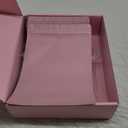 Funfery 100 Pack Pink Mylar Packaging Bags Resealable Bags Double Sided Color Odor Proof Pouch Baggies Smell Proof Foil Bags for Food Storage, Small Business(Pink, 6.3x9.4inch)