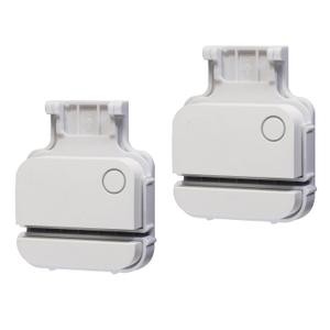 Garage Door Bracket Compatible with R-ing Alarm Contact Sensor (2nd Gen), Easy Installation, Durable Design, Pre-Installed Double-Sided Mounting Tape, (Screws Included) (2 Pack)