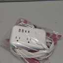 Extension Cord 15 ft, Power Strip with 6 Outlets 4 USB Charger(2 USB C Port), Flat Plug Outlet Extender Long Cord, Protection for Indoor, Home, Office Supplies, Dorm Room Essentials