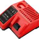 M12 M18 Battery Charger Replacement for Milwaukee 48-59-1812 48-59-1807 48-59-1806 48-59-1840 2710-20 for Milwaukee Tools