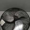 Amazon Basics 20" High Velocity Industrial Fan, Floor Fan, with 3 Speeds, Tilt Head, ETL-Listed Safety Compliance, Metal Housing/Blades, Ideal for Industrial/Commercial Space/Garage/Gym, 125W, Black