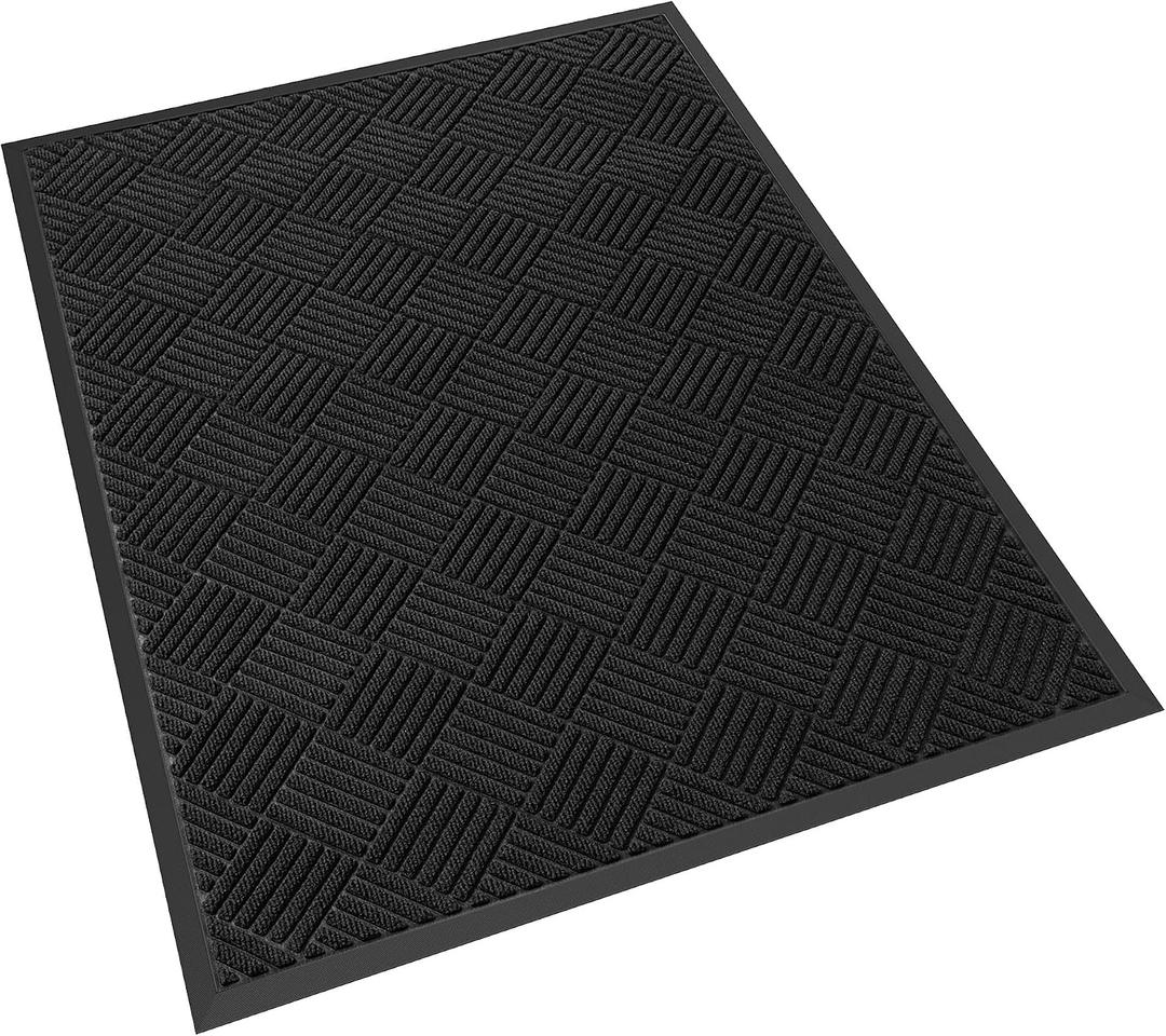 Front Door Mat, 48" x 36" Heavy Duty Indoor Outdoor Doormat