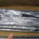 Hand Rails for Outdoor StepsStair Handrail & Indoor Stair Railing KitRailings for Outdoor Steps for Fence & Outdoor Steps (1, Black-with Balusters, 4 Step)