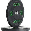 2Pack 25LB CAP Barbell Rubber Olympic Bumper Plate