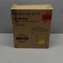 BONSEN Shredder for Home Office, 4 Gallons 8-Sheet Cross Cut Credit Card Shredder, Small Paper Shredder for Home Use, High Security Level P-4, ETL Certification (S3101) (Black)