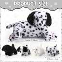 HyDren 5 Pcs Dalmatian Nurturing Dog Stuffed Animal Sets 15 Inch Soft Cuddly Dalmatian Plush Toys Nursing Mommy Dog with 4 Puppy Stuffed Animals for Kids Birthday Easter Party Gifts