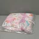 Hudson Baby Unisex Baby Plush Mink and Sherpa Blanket, Girl Woodland, One Size