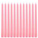 12 Pack Pink Taper Candles - Taper Candles 10 Inch Dripless, Smokeless & Unscented - 8 Hours Long Burning - Tall Candlesticks - Ideal for Weddings, Dinner Parties, Home Decor, Birthday Party