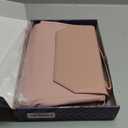 GLORIEROO Lunch Box Tote Women - Fashion Stylish Vegan Leather Insulated Lunch Bag with Removable Strap for Work - Teacher Mothers Day Christmas Gifts for Women (Pink)