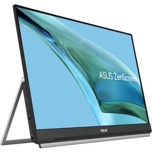ASUS ZenScreen 24" 1080P Portable USB Monitor (MB249C) - FHD, IPS, Type-C, Speaker, Multi-stand Design, Kickstand, C-clamp Arm, Partition Hook, Carrying Handle, Work From Home Monitor