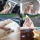 Chamois Cloth for Car - 35'' x 23.6'' (5.7 sq ft) - Extra Large Drying Natural Shammy Towel Real Leather Washing Cloth Cleaning Car Wipes